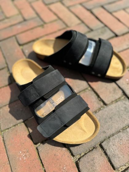 Birkenstock Uji Nubuck/Suede Leather Black