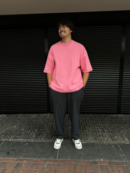 Garments By David Reversible Short Sleeve Pink